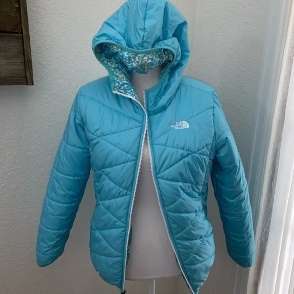 The North Face‎ reversible puffer jacket Girls XL